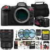 Canon EOS R5 C Mirrorless Cinema Camera with RF 24-105mm Lens + EF 75 ...