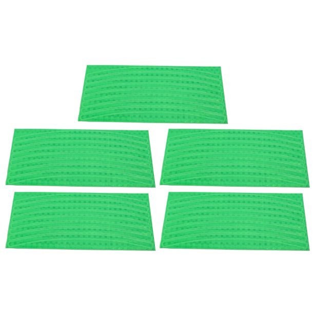 Pegatinas Reflectantes Para Bicicletas Rayas Para Llantas De Ruedas De Bicicletas 5pcs / Set Pegatinas Reflectantes Para Bicicleta De Montaña Resistente A Altas Temperaturas Rueda