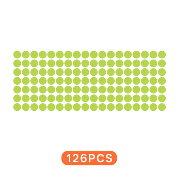 CCOCC 126Pcs Glow in the Dark Stickers,Seamless Glow Finish Wall Decals,Crisp Edge Detailing Glow in the Dark,Style1