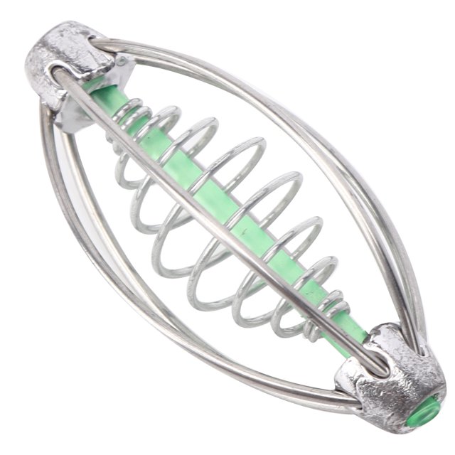 Alimentador De Pesca De 10 Piezas, Alimentador De Pesca Con Resorte De Acero Inoxidable Duradero, Soporte Para Jaula De Cebo