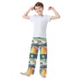 thumbnail image 2 of FORMRS Boys Pajama Pants with Pockets Size 9-10Y Kids Lounge Sleep Bottoms, Colorful Road at Night, 2 of 8