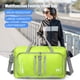 thumbnail image 5 of Bolsa De Viaje Plegable Bolsa de fitness impermeable correa de hombro ajustable bolsa de viaje plegable (verde), 5 of 8