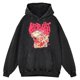 thumbnail image 3 of Sudadera con capucha para hombre, estilo retro, desgastado, con bonito conejo, ropa deportiva holgada, tops de algodón 100 % a la moda, sudadera holgada de gran tamaño, 3 of 5