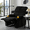 Black, variant on BSHTI PU Leather Electric Swivel Glider Recliner Chair with Rocking Function, Modern Comfort Seating for Living Room, Bedroom(Beige)