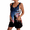 Deep Red, variant on 4th of July Rompers for Women USA Flag Sleeveless Patriotic Short Pants Red White Blue Casual Stars Stripes Overalls with Pockets Royal Blue XL