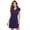 Z1#BU11472, variant on Puliio T Shirt Dresses for Women Summer V Neck Short Sleeve Side Slit Mini Casual Loose Everyday Dress