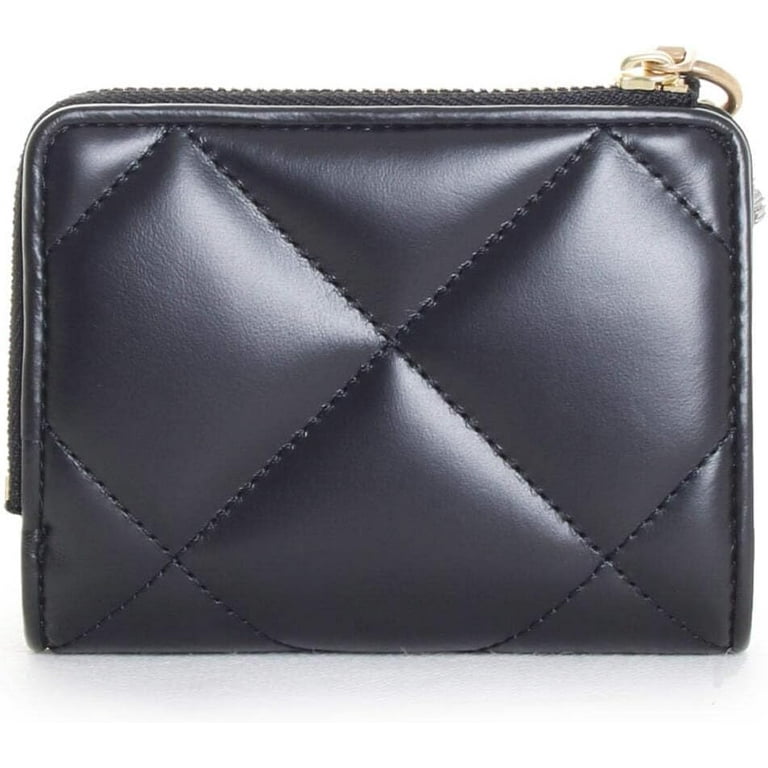 Tory Burch Women's Kira Charm Diamond Quilt Bi-Fold Wallet