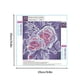 thumbnail image 2 of Kits de pintura de diamante rosa flor decoración de pared de diamante completo bordado punto de cruz artesanía, púrpura Kearding HA5459-04B, 2 of 6