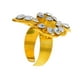 thumbnail image 4 of Anillo con forma de corona de diamantes de imitación para mujer y niña, para la punta del dedo, para decoración de uñas, 4 of 5
