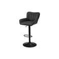 thumbnail image 1 of Monarch Specialties - Barstool, Set Of 2, Swivel, Adjustable, Bar Height, Counter Height, Kitchen, Black Leather Look, Black Metal, Contemporary, Modern, 1 of 5