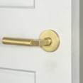 thumbnail image 4 of Viaggio Clocon-Sth_Sd_Lh Circolo Left Handed Solid Brass Non-Turning One-Sided Dummy Door, 4 of 7