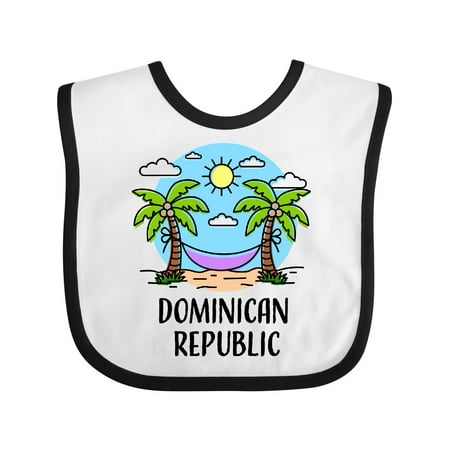 

Inktastic Summer Vacatoion in the Dominican Republic Gift Baby Boy or Baby Girl Bib