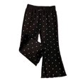 thumbnail image 5 of Mnyotv Girls' Pants Casual Toddler Girl Elastic Waist Yoga Pants Printed Flared Leggings Size 5-6 Years, 5 of 5