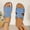 Blue, variant on WIZUTIZ Womens Shower Shoes Comfort Athletic Walking Summer Shoes for Women Slip on Sandals Wedge Sandals Shower Shoes Beach Slip on Sandals Indoor Breathable Cushion Slippers for Lady Gifts for Mom