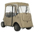 thumbnail image 6 of Classic Accessories Fairway Short Roof 2-Person FadeSafe™ Golf Cart Cover - E-Z-Go® Golf Cart Enclosure, 59”L Roofs, Light Khaki, 6 of 17