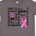 thumbnail image 4 of Inktastic Breast Cancer Together We Will Win Boys or Girls Toddler T-Shirt, 4 of 5