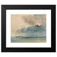 thumbnail image 2 of Joseph Mallord William Turner 24x20 Black Modern Framed Museum Art Print Titled - A Paddle-Steamer in a Storm (ca. 1841), 2 of 5