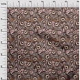 thumbnail image 3 of oneOone Cotton Poplin Brown Fabric African Sewing Craft Projects Fabric Prints By Yard 56 Inch Wide, 3 of 4