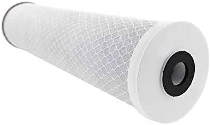 High Capacity 20” x 4.5” Full Flow Water Filter Replacement Cartridges - CTO Carbon Block - Fits Standard 20" x 4.5" Whole House Water Filtration Systems - 2 PACK