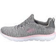 thumbnail image 3 of Zapatilla Skechers Summits-Quick Getaway para mujer, color gris y rosa, 7,5 W, 3 of 7