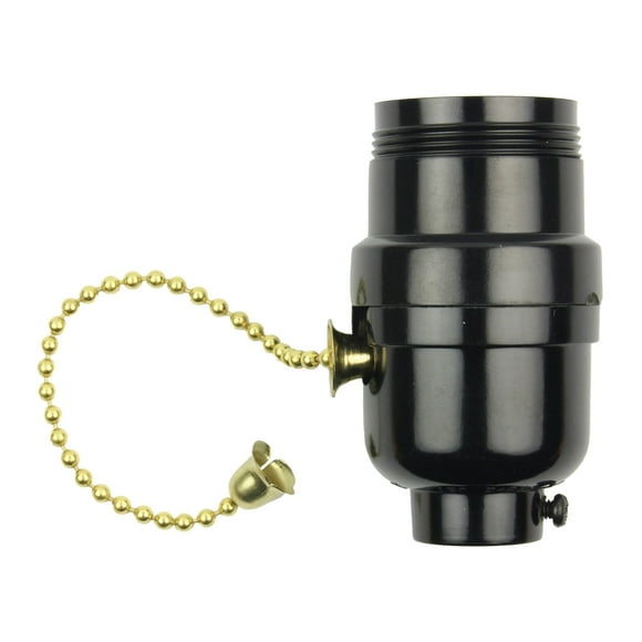 Cadena de tracción fenólica Socket Jandorf 60534 para encendido/apagado, negra