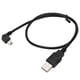 thumbnail image 1 of Cable USBA a Mini USBB macho a macho codo ángulo izquierdo fuente de alimentación cable de carga para PC, 1 of 5