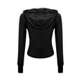 thumbnail image 6 of Women's Athletic Jackets Workout Jacket Full Zip Up Running Gym Yoga Sports Tops With Pockets Fall Sweaters Women Windbreaker for Women Workout Windbreaker Women Womens plus Size Coats Womens, 6 of 8