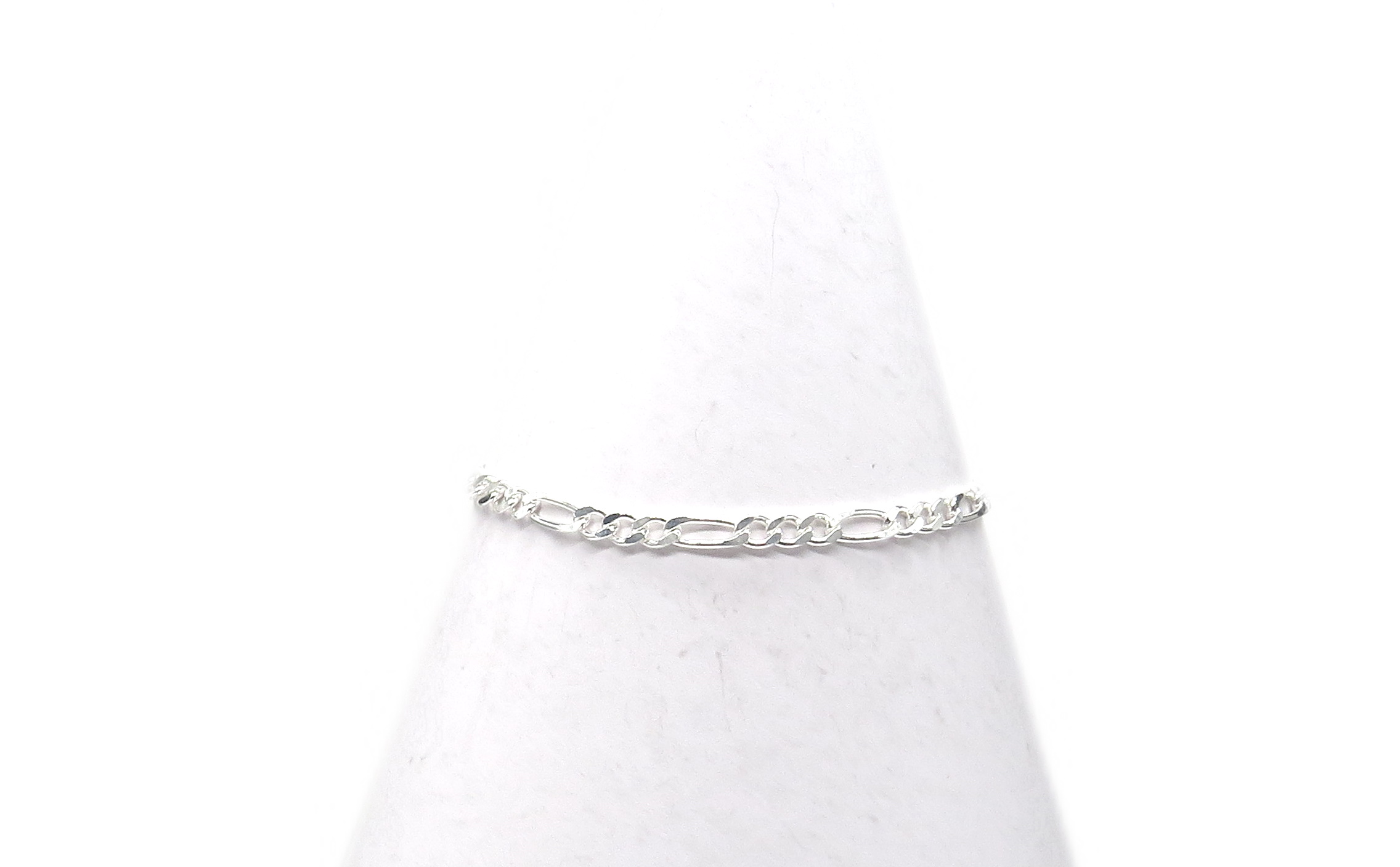 Pure 925 Sterling Silver Figaro Italian 
