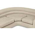 thumbnail image 4 of Intex Inflatable Corner Living Room Neutral Sectional Sofa & Lounge Chair Set, 4 of 13