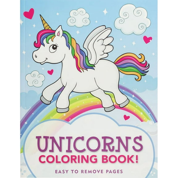 Unicorns Coloring Book, (Paperback)