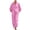Pink, variant on Womens Dresses Mandarin Collar Button Front with Side Pockets and Relaxed Resort Maxi Dress (Light Blue S)