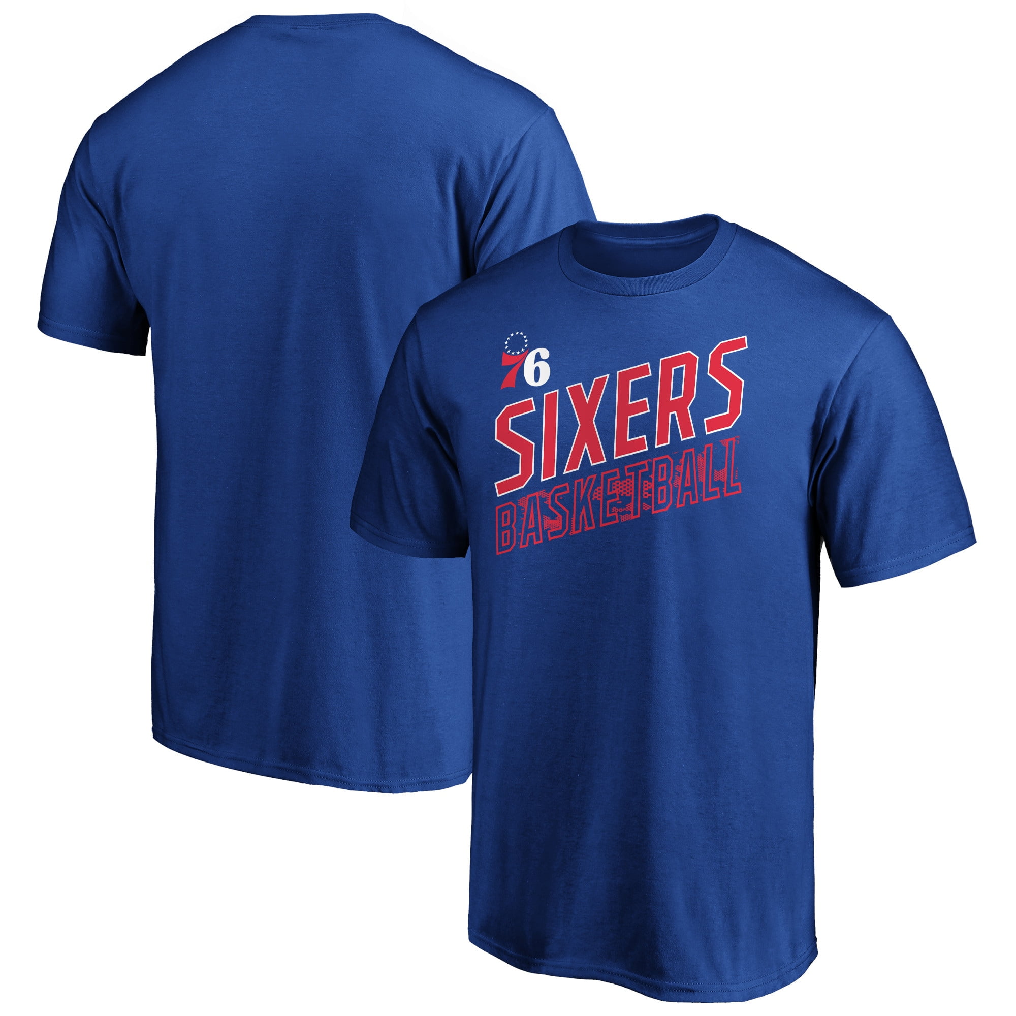 Men's Fanatics Branded Royal Philadelphia 76ers Engage Elevate T-Shirt ...