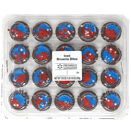 Freshness Guaranteed Summer Iced Brownie Tray, 17.6 oz, 20 Count