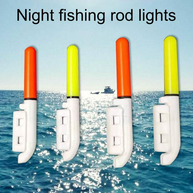 Night Fishing Rod Lights Electronic Rod Luminous Stick Light LED Removable  Waterproof Float Tackle Night Tackle K4B4
