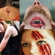 thumbnail image 4 of Pegatinas de tatuaje de heridas sangrientas para Halloween, tatuaje de cicatriz de simulación DIY, Cráneo, Palma de sangre, Impresión de terror, decoración de fiesta de Halloween, 5/10 piezas, 4 of 4