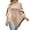 Beige, variant on Shawl Wraps for Women 2025 Fall Winter Poncho Open Front Cape Cardigan Trendy Solid Button Cloak Lapel-Neck Knitting Coat Tops Khaki
