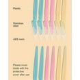 thumbnail image 4 of ZHUYING 60 Pcs Eyebrow Razor, Multipurpose Exfoliating Dermaplaning Tool for Face, Facial and Eyebrow Shaper with Precision Cover for Women Men, Easy to Use, 4 of 7