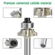 thumbnail image 3 of Herramienta De Broca Redonda Para Enrutador, Cortador De Chaflán De Carburo Cementado 1/4xR2 Broca Para Enrutador Antirretroceso Fácil Instalación Amplia Aplicación Para MDF, 3 of 7