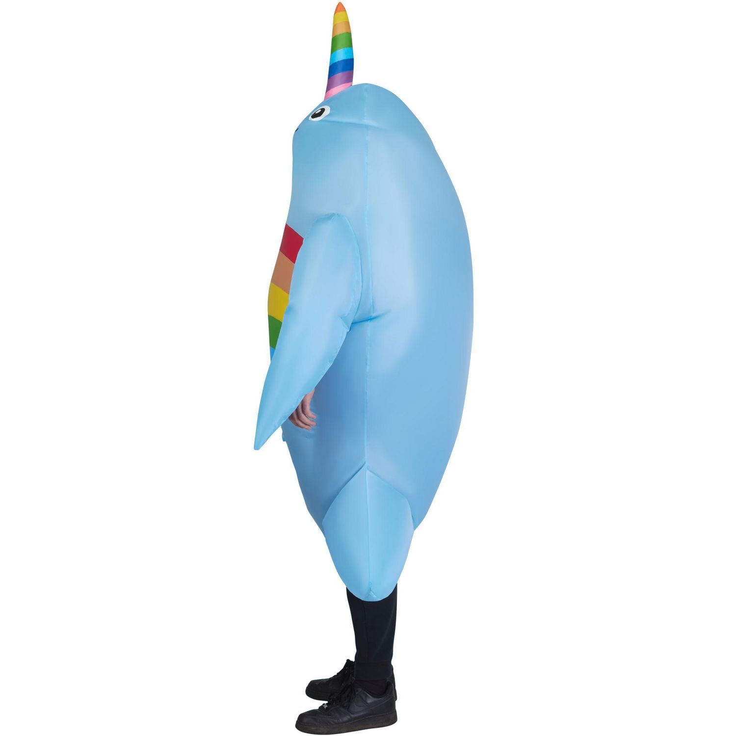 Adult Unisex Giant Narwal Inflatable Costume