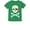 Green, variant on Tstars Pirate Skull and Heart Graphic T-shirt for Kids - Unique Valentine's Day Gift Idea - Toddler's Love Themed Tee - Perfect for Celebrating Love and Friendship - Quality Cotton Kids Shirt
