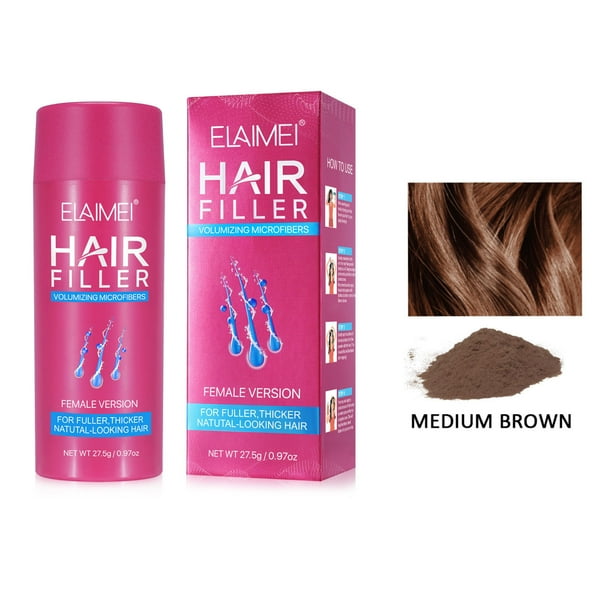 Salud y Belleza, Cuidado Personal, Productos para el Cuidado del Cabello, Spray de Fibra en Polvo: Regenera el Cabello al Instante, lo Hace Crecer Rápidamente, Fibra en Polvo con Rociador, Botella de