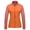 Orange Heather, variant on Little Donkey Andy Women's Quick Dry Thermal Lightweight Running Jacket Full Zip Hybrid Warm Thumbholes Golf Track Jacket Black Heather XS
