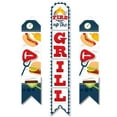 thumbnail image 7 of Big Dot of Happiness Fire Up the Grill - Hanging Vertical Paper Door Banners - Summer BBQ Picnic Party Wall Decoration Kit - Indoor Door Decor, 7 of 7