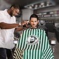 thumbnail image 4 of Capa Para Barberia Mandil Ecomlab Estilista Barbero Corte (NEGRO), 4 of 8