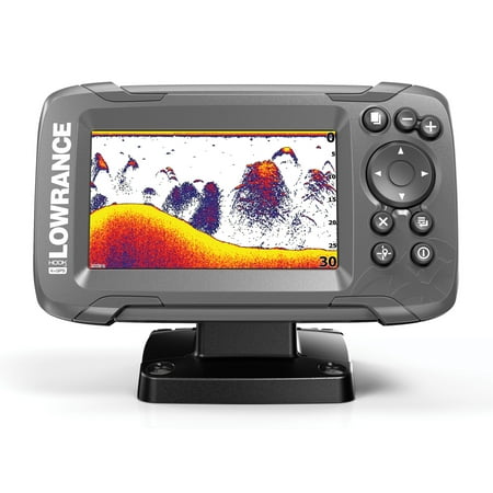 Lowrance Transducer Mounting - Lowrance 000-14014-001 HOOK2 4x with Bullet Transducer and GPS Plotter