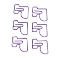 thumbnail image 4 of 100 Uds zapatos de Navidad Clips de papel marcador de Metal Clips de papel lindos Clips de papel multifuncionales para papelería de oficina, 4 of 12