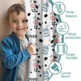 thumbnail image 3 of Blackout Kids Curtains,White Cow Milk Pattern Childrens Insulated Curtains Set Of 2,Bedroom Essentials,Toddler Room Decor 42x54in(106x137cm), 3 of 5