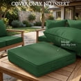 thumbnail image 5 of Pakunoda 19" x 19" Patio Furniture Cushion Covers, 2 Set of Waterproof Outdoor Deep Seat Cushion Replacement Slipcovers, Outdoor Cushion Covers with Zipper for Patio Furniture, Green, 5 of 7
