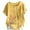 Yellow, variant on Kukoosong Women's Floral Print Button Detail Crop Top Short Sleeve Crew Neck Casual Fashion T-Shirt for Spring and Summer Women's T-Shirts