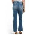 thumbnail image 3 of Nicole Miller Women's High Rise Embroidered Bootcut Denim Jeans (Blue, 8), 3 of 4